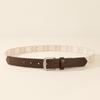 Splicing Nylon Weaving Belt Bohemian Style Waist Band Trendy Pin Buckle Waistbands
