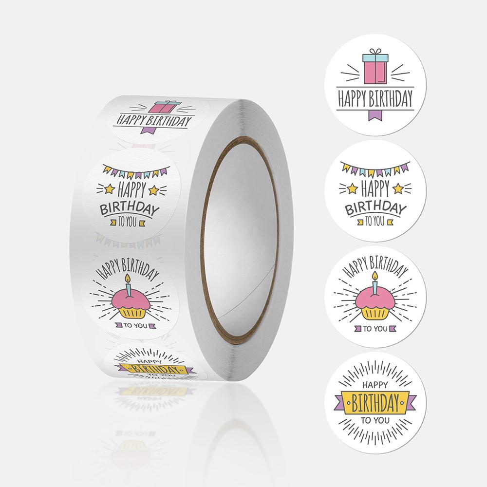 Custom Items Custom Label Sticker Happy Birthday Scrapbooking & Stamping X080