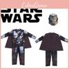 Star Wars Mandalorian Halloween Costume Set For Boys; Jumpsuit Mask And Cape Included!