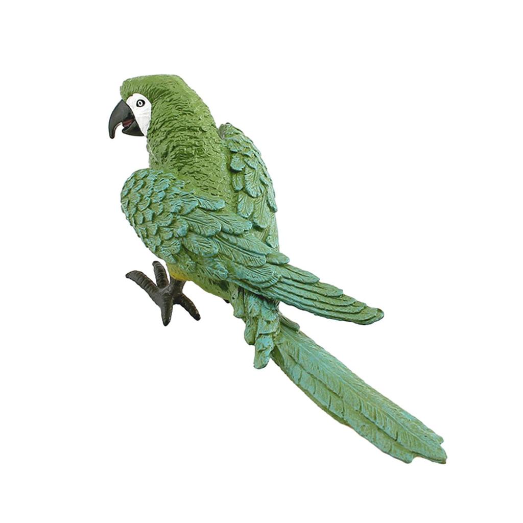 Artificial Parrot Model Bird Ornaments Cute Crafts Fake Parrot Decor Model for Garden Home Backyard Porch Indoor Outdoor