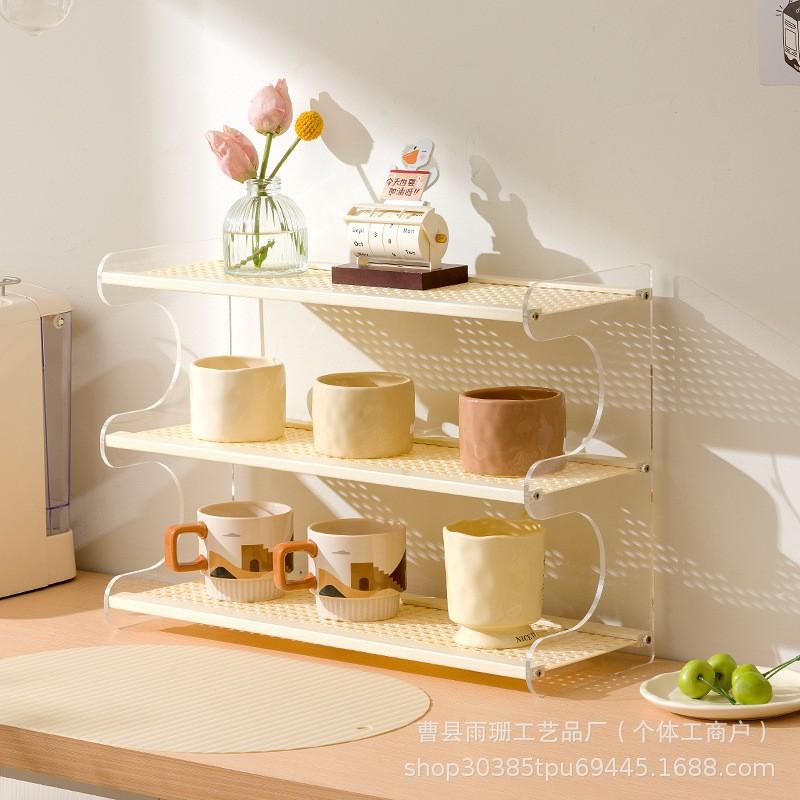 Cup Holder & Storage Rack for Table or Countertop