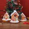 Christmas Gingerbread House Resin Ornament Display Prop & Gift