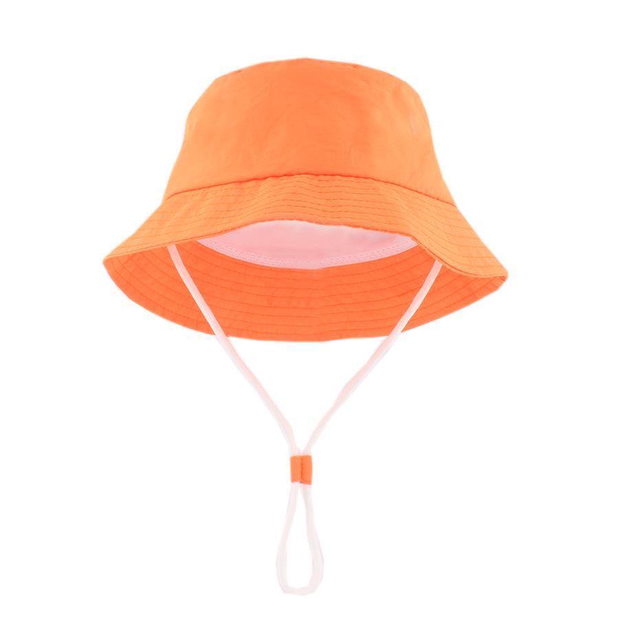 2026 Dziecięcy Kapelusz Przeciwsłoneczny: Szybkoschnący, Oddychający, Kapelusz Bucket na Plaże Wiosna/Lato, Jednolite i Makaronikowe Kolory dla Dzieci w Wieku 0-3 Lat