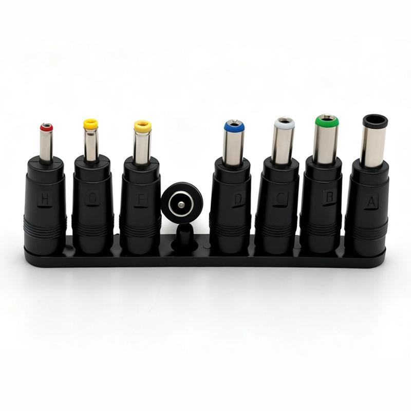 DC5.5 Power Plug Adapter Set: 8-Piece Universal Router, Modem, and Laptop Converter