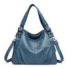High Quality Soft Leather Handbags for Women 2023 Vintage Women's Shoulder Messenger Bag Luxury Large Capacity Female Sac A Main