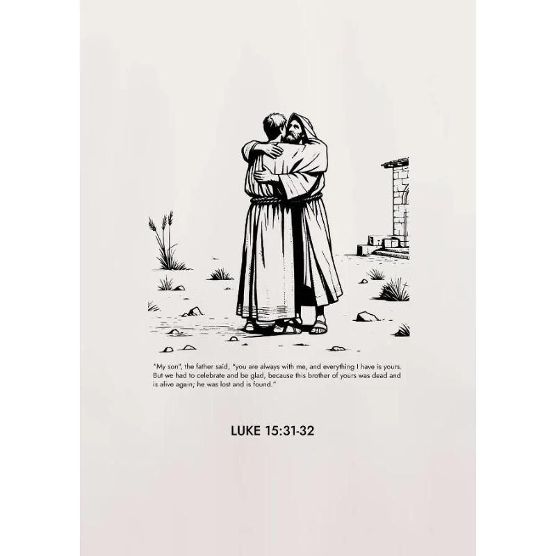 Jesus Walking On Water Look At The Birds Bible Christian Posters Canvas Printing Wall Art Picture for Living Room Home Decor
