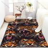1PC Roaring Tiger Head Print Carpet for Bedroom Living Room Bedside Sofa Floor Mat Modern Home Decor Area Rug for Gifts