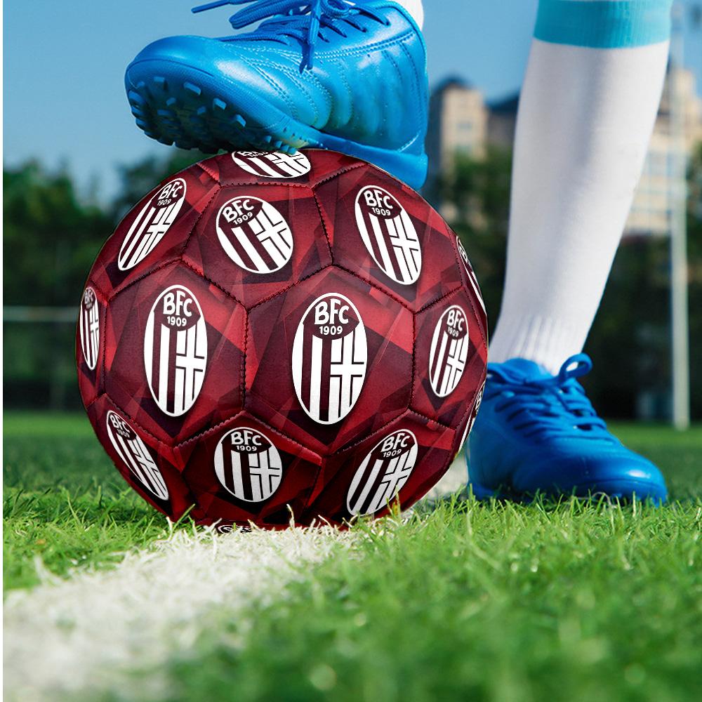 Bologna FC Taglia 5 Pallone da Calcio Standard Durevole per Allenamento e Partita Calcio per Sportivi Adulti all'Aperto