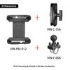 Heavy-Duty Outdoor Tablet Stand with U-bolt Round Tube Mount for 7-14 Inch Tablets