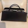 [ Autumn New] Light Luxury Retro Textured Shoulder Handbag Niche Saddle Bag Underarm Baguette Bag