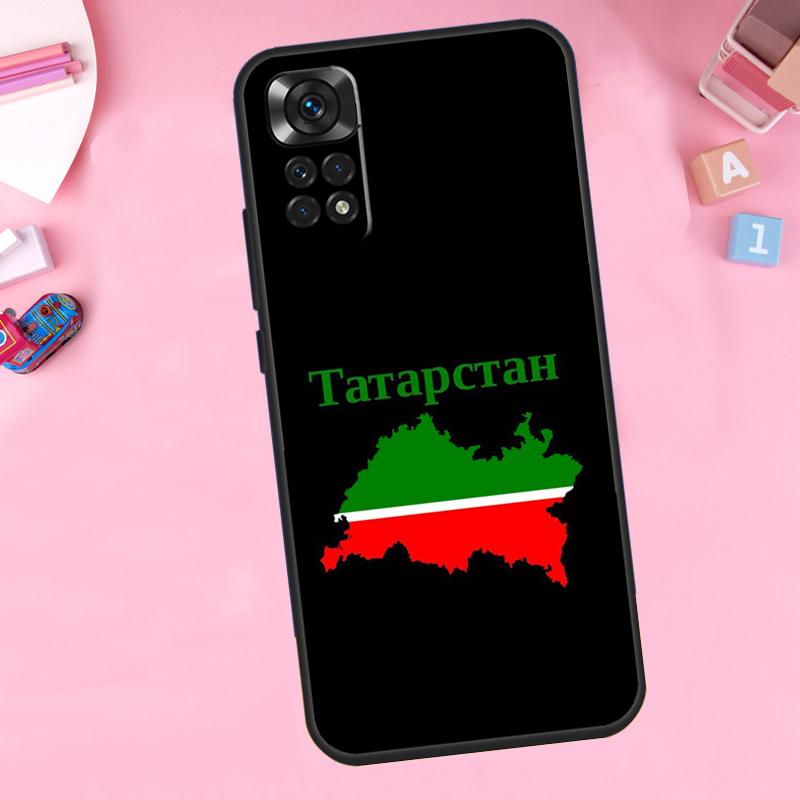 Tatarstan Flag Coat of Arms For Xiaomi Redmi Note 13 10 12 11 14 15 Pro Plus Phone Case For Redmi 15 13C 12C 14C 10C 15C