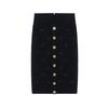 FW22 Logo Print Straight Midi Casual Skirt Women Skirts Black 1G180MY7Z2-Z99