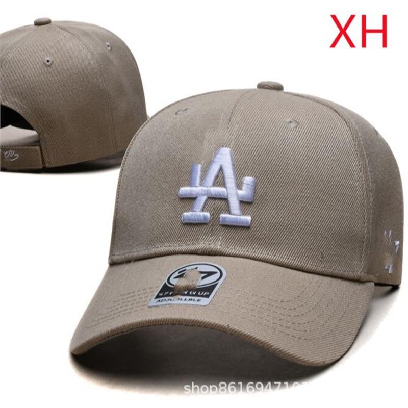 Berretto da baseball unisex 47Brand NY/LA ricamato con visiera rigida - Multicolore