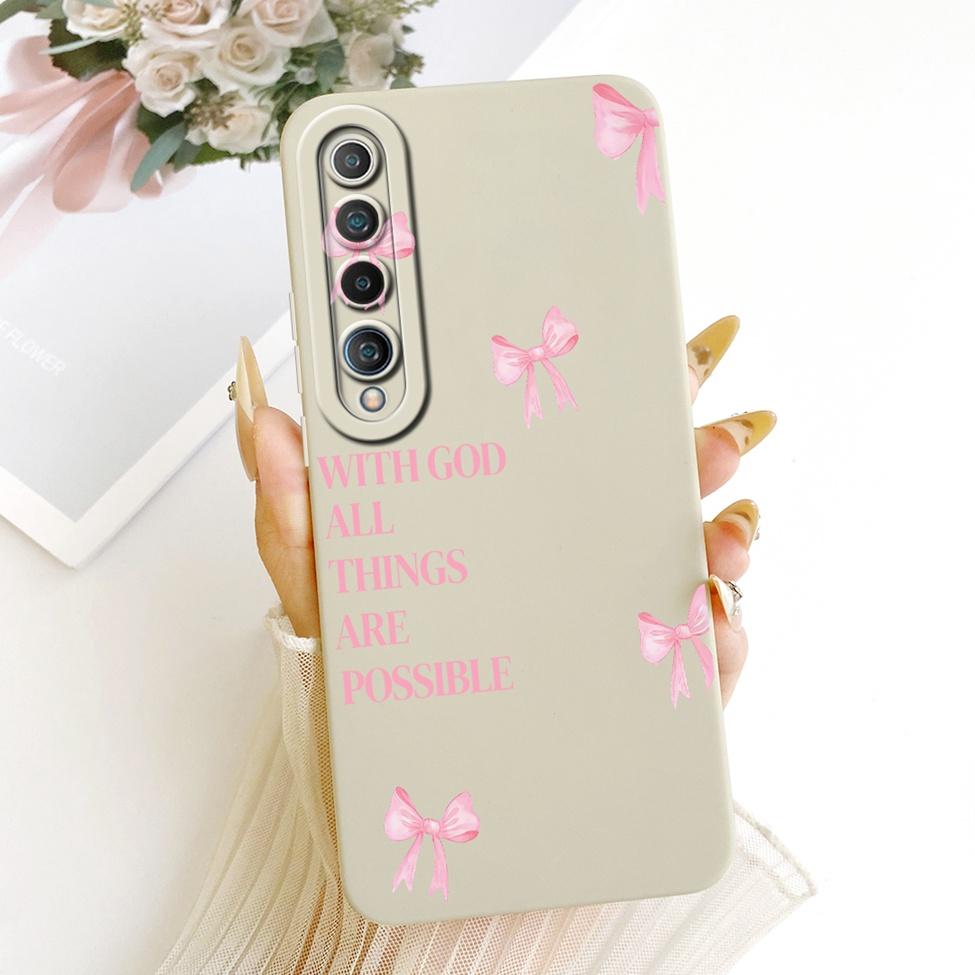 For Xiaomi Mi 10 Case Fashion Cartoon Cute Funny Painted Silicone Phone Casing M2001J2G M2001J2I