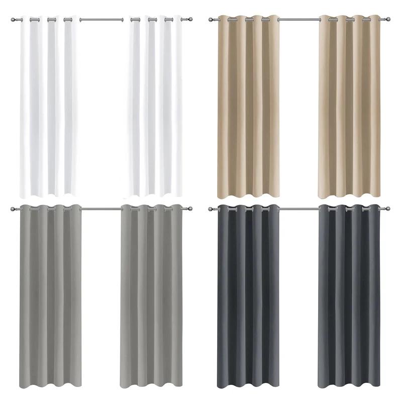 Large Patio Waterproof Outdoor Curtains Eyelet Sun Blocking Garden Thermal Insulated Thick Curtains Gazebo Pergola Window Drapes