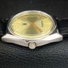 ALLWYN HANDAUFZUG VINTAGE 6300A INDISCHES HERREN GOLDFARBENES ZIFFERBLATT UHR a703966-1