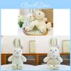 Cute Polka Dot Bunny Plush Toy With Pp Cotton Filling For Girls And Kids Gift