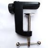 Abaodam 2-Piece Aluminum Alloy Microphone Clamp Holder Base Non-slip Desk Clamp Black