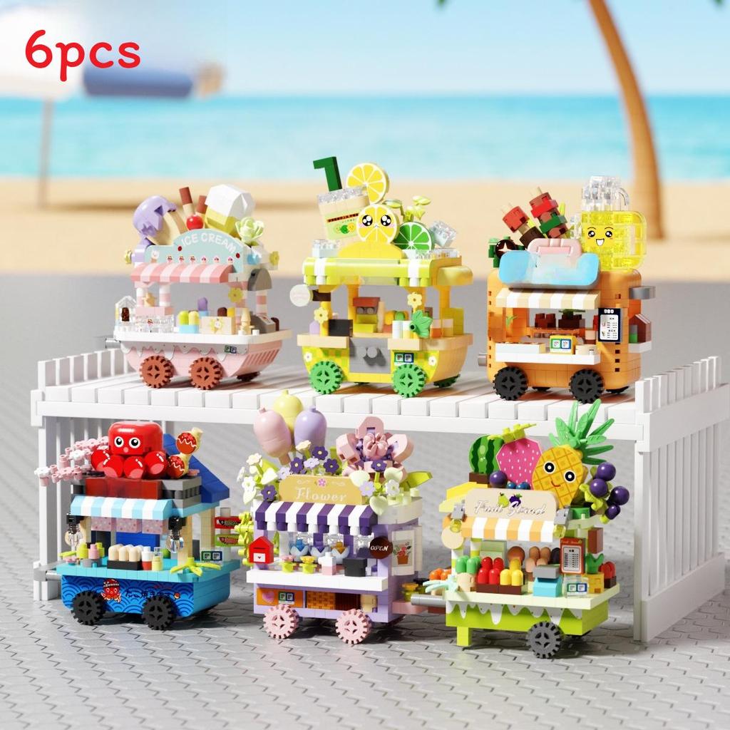 Urban Scene Toy Assembly Kit Building Blocks For Creative Home Decor