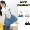 Large Capacity Swimming Storage Bag Pure Color Duffle Bag Fashion Sports Fitness Bag  Daily