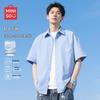 MINISO Men's Ice Silk Short Sleeve Casual Shirt
