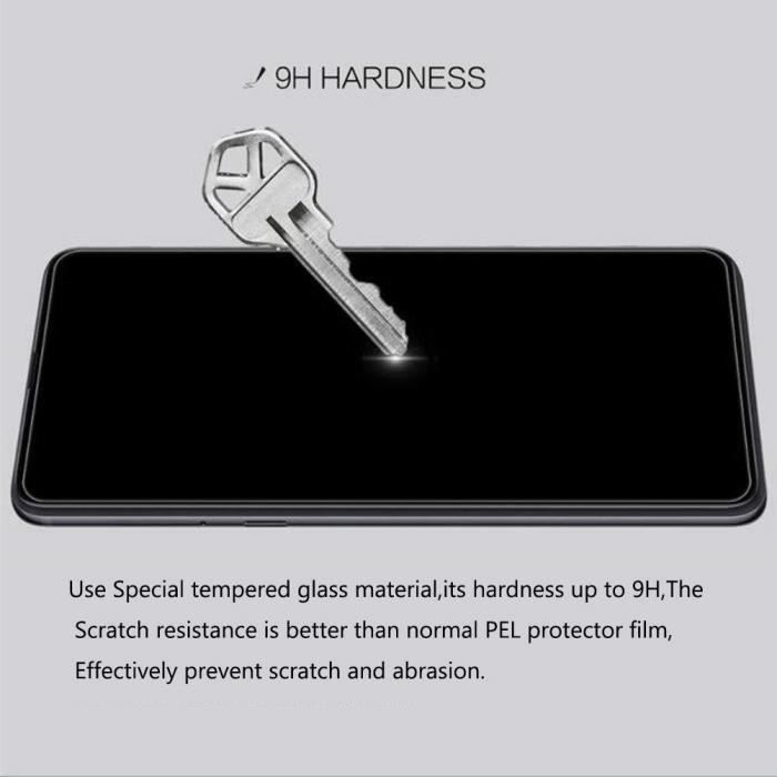 (2 Pack) Vitre d'écran verre trempé pour Samsung Galaxy A52 écran HD de dureté 9H +(2 Pack) Verre Trempé Caméra Arrière Protecteur