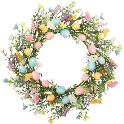 Bow Ribbon Easter Eggs Wreath Easter Eggs Garland Door Ornaments Wall Decor Happy Easter Day Decor For Home Kids Favor 2025