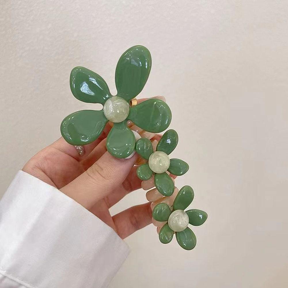 Pearl Flower Bubble Braid Phone Line Hairband Head Rope Female New High End Ins Straight Braid Artifact Hair Accessories New
