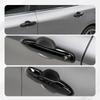 HIMARKLIF Exterior Door Handle Door Handle Covers Tape Piano Black Mirror Finish with Smart Full Cover Compatible with Toyota Prius 50 New Yaris 210
