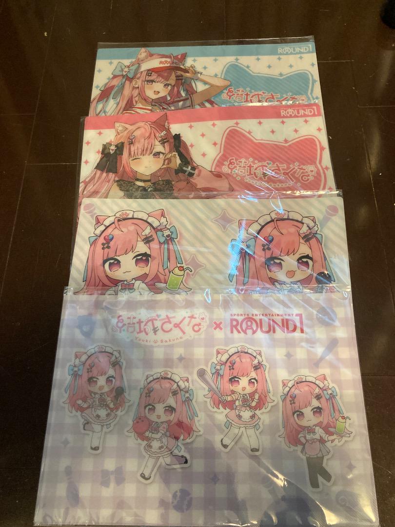 

[Б/У] Юки Сакуна Бонусный пластиковый коврик для коллаборации Round One