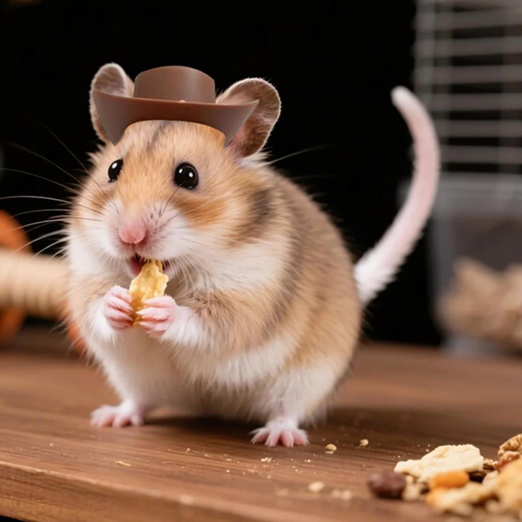2 Pcs Mini Pet Hats - Small Animal Costume Accessories for Hamster Parrot Guinea Pig Snake Lizard
