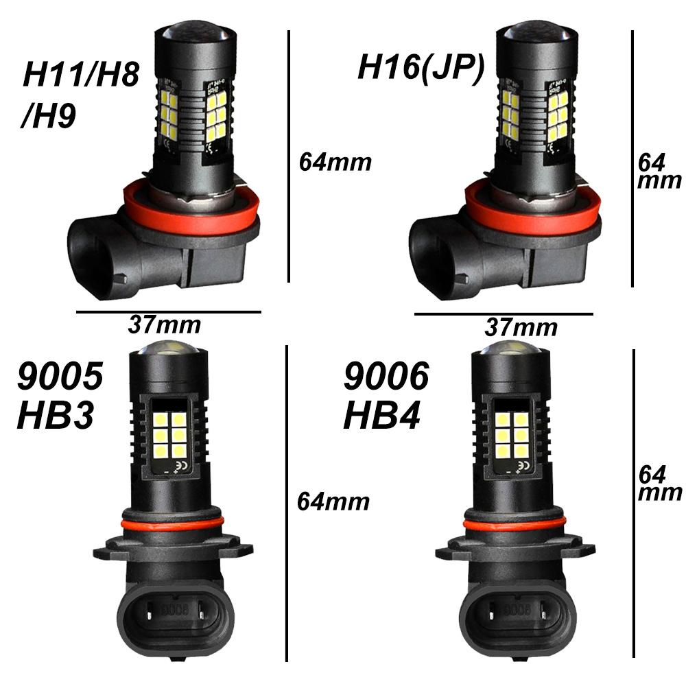 

2X H11 LED H16 JP H8 H9 противотуманные фары для Renault Megane 2 3 Duster Logan Clio 4 3 Laguna 2 Sandero Scenic 2 Captur Auto Lamp H8 белый