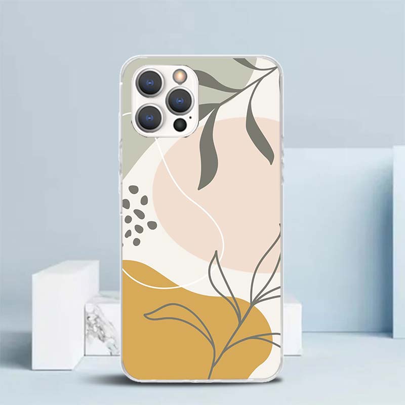 Abstract Women Face Line Soft Cover for iPhone 16 17 Air 15 14 Pro Max 16E Phone Case 13 Mini 12 11 7 SE 8 Print Pattern Fit Cas