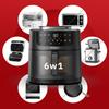 Air Fryer Webber 1800W 8L Air Fryer + WIFI + 8 STEAM programs