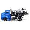 Maisto 1/64 Scale Muscle Machines Muscle Transporter Diecast Model Car (1950 Ford COE Flatbed/1964 Shelby Cobra - Silver/Blue 11548)