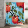 Apples Shower Curtain Bath Decoration Printing Waterproof Fabric Bathroom Decorations