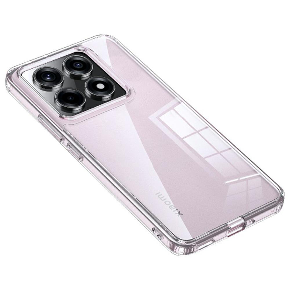 

For Xiaomi 14T Case PC+TPU Phone Cover Airbag Protection Transparent