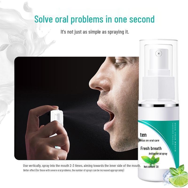 Jiufutang 30ml Antibacterial Mouth Spray for Fresh Breath