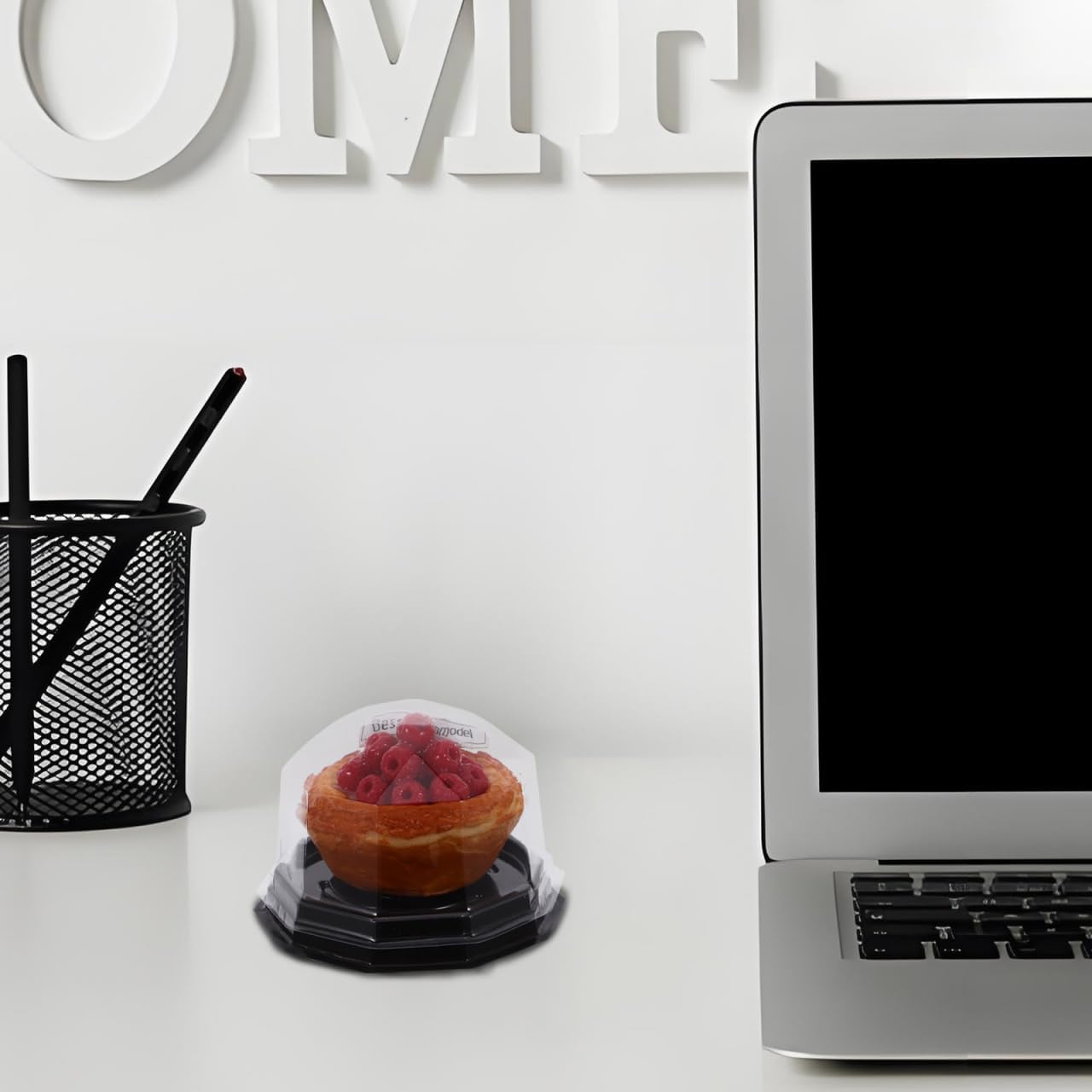 100pcs Clear Plastic Cupcake Box, Muffin Single Container Box Mini Cake Containers with Dome Lids for Wedding Birthday Party