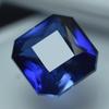 Natural Blue Tanzanite Loose Gemstone 9.90 Ct Square Cut for Jewelry Making and Gem Collections