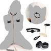By an Active SM SM Restraints Adult Goods Collar Leash Handcuffs Gag SM Goods Obedience Set with Storage Bag [Supervised Mistress]