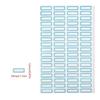 50 Sheets Writeable Labels Adhesive Sticker Jams Label Small Blank Sticker Sticker for Home School Office