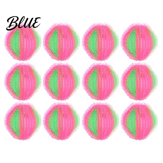 Rimuovi Peli di Gatto Pallina per Lavaggio 12 Pezzi Macchina Anti-Peli Pallina Raccogli Peli Nylon Anti Riutilizzabile per Vestiti Biancheria da Letto e Biancheria Intima Pelucchi