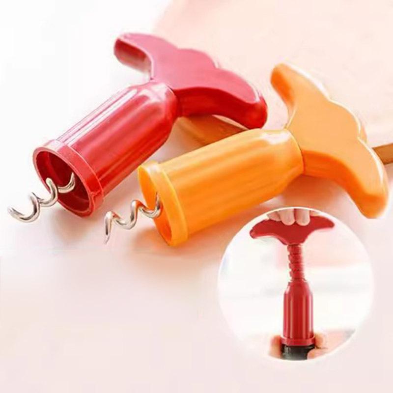 Multifunktions-Weinflaschenöffner, Weinöffner, Champagner-Wein-Flaschenöffner aus Kunststoff, einfacher Flaschenöffner