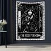 Tarot Tapestry Wall Hanging Witchcraft Divination Bed Sheet Beach Mat Bohemian Hippie TAPIZ  Home Decor  Temperance Tapestr