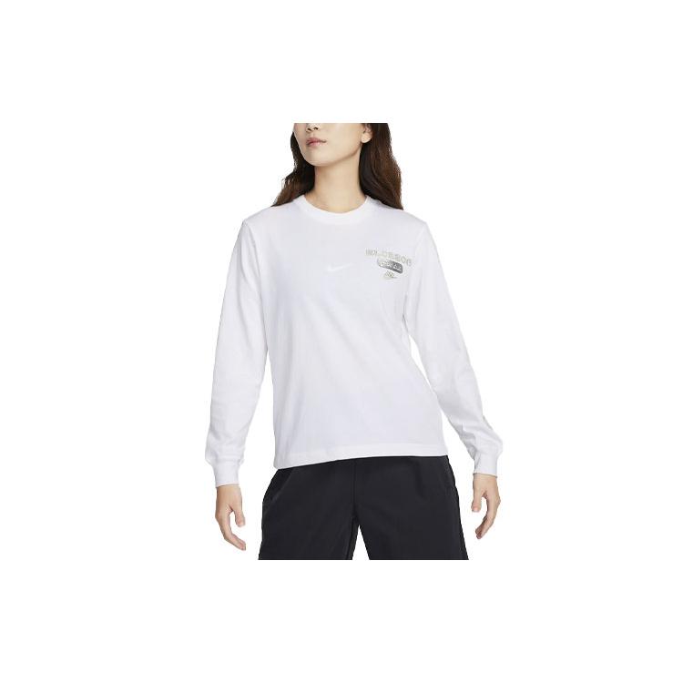 New Nike T Shirts Women's White FJ9761-100