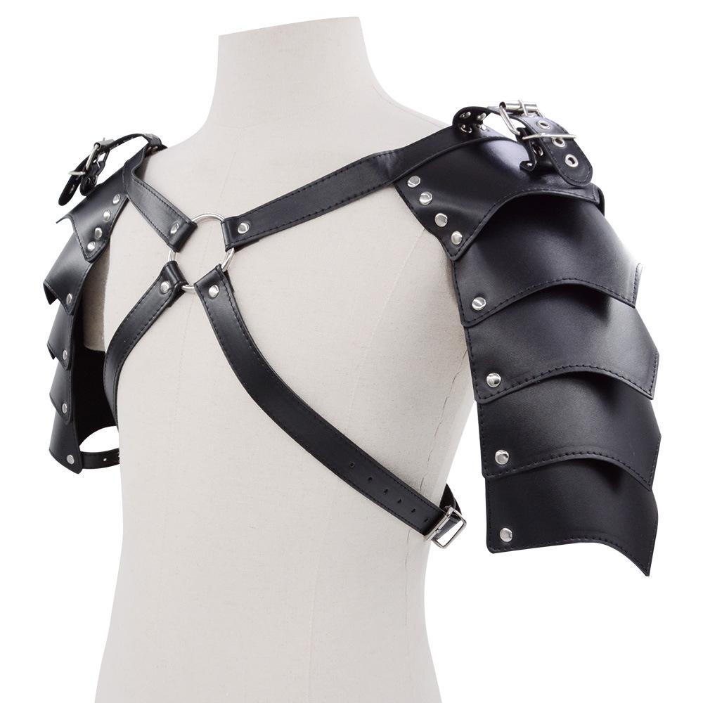 European and American Men's Leather Clothing Armor Leather Clothing Nightclub Hotel Gay Props Couple Sexy Sex Product