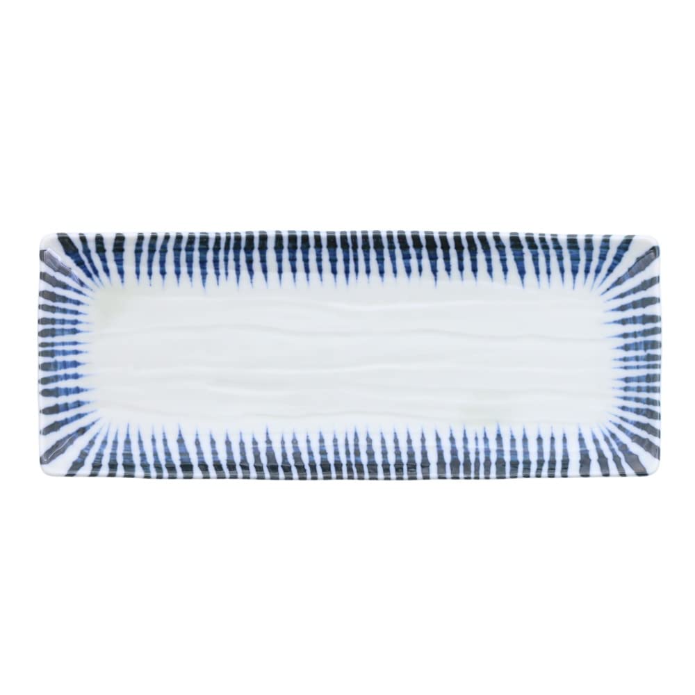 

EAST table Sanma Rectangular Sendan Japanese Tableware Plate, 27.5cm, Plate, Tokusa,