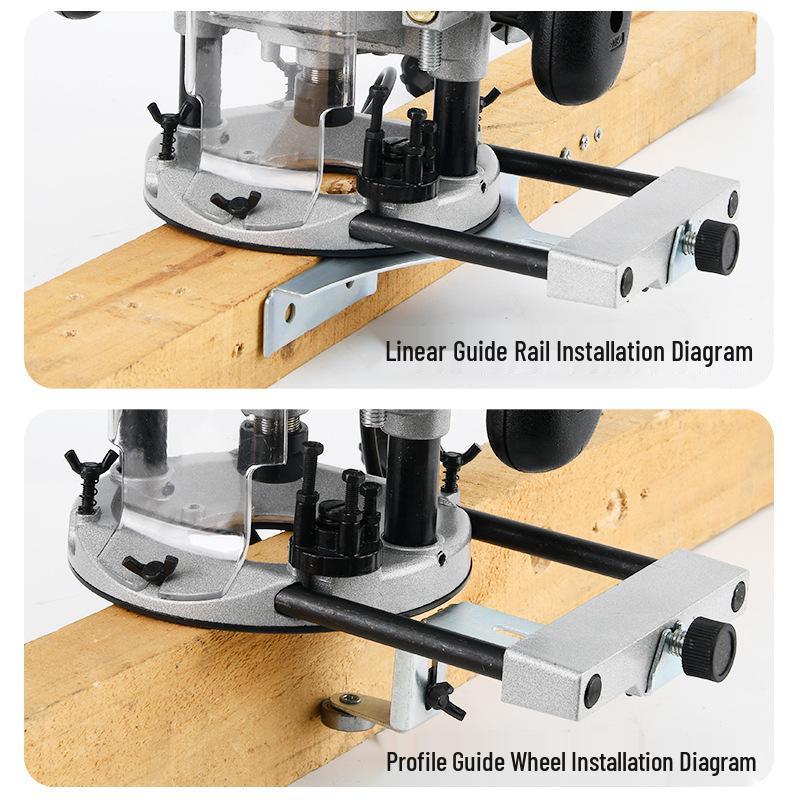 High-Power Multi-Functional Router: Industrial-Grade Bakelite Milling, Woodworking Engraving, Trimming, and Grooving Machine. Electric Tools.