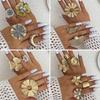 Ingemark 18 Styles Vintage Punk Petal Flowers Rings for Women 2026 Trend Goth Geometric Adjustable Rings New Year Party Jewelry